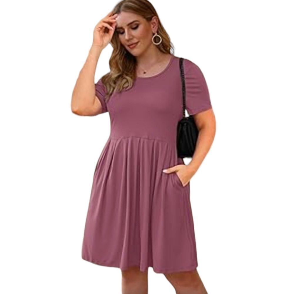 NWOT! Dusty Rose Tunic Dress with POCKETS